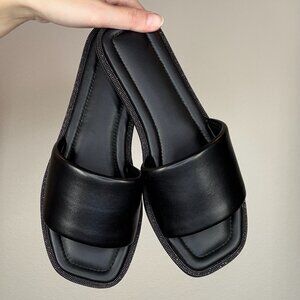 Brunello Cucinelli Black Monilli Slides